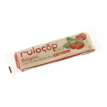 Büzgülü Çöp Torbası Orta Boy Çilek Kokulu ( 55x60 )
